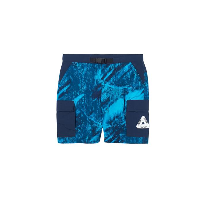 Thumbnail ASYMETRIC REAL TREE SHELL SHORTS BLUE one color