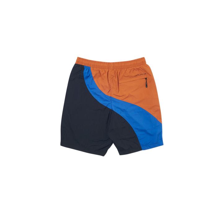 Thumbnail WAVE RUNNER SHELL SHORTS BLACK / BLUE / ORANGE one color