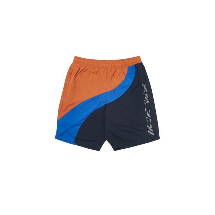 Thumbnail WAVE RUNNER SHELL SHORTS BLACK / BLUE / ORANGE one color