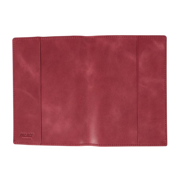 Thumbnail LEATHER PASSPORT CASE RED one color