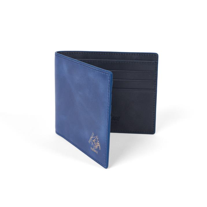 Thumbnail LEATHER BILLFOLD WALLET BLUE one color