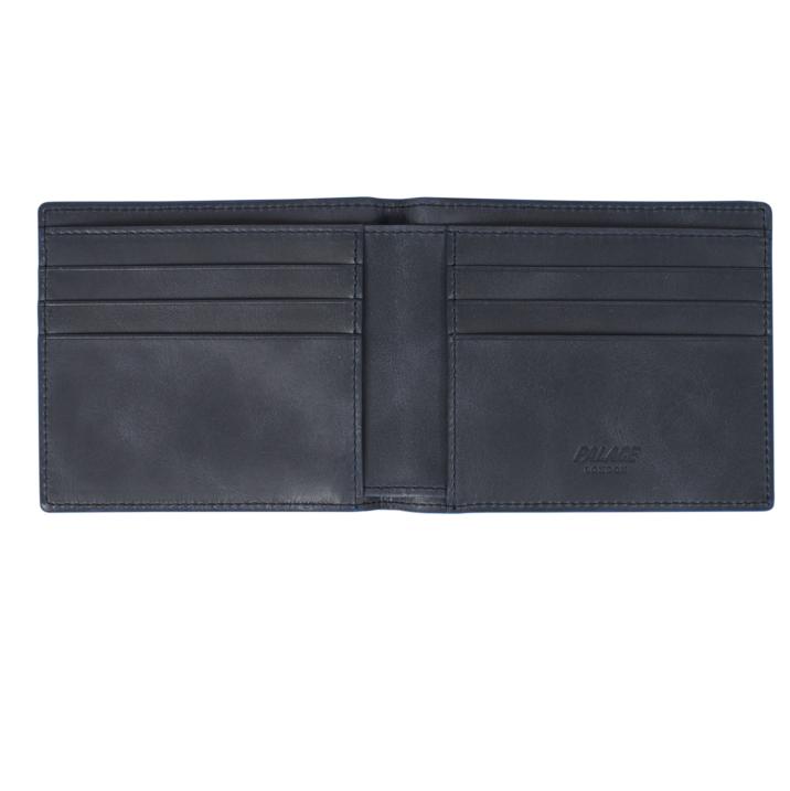 Thumbnail LEATHER BILLFOLD WALLET BLUE one color