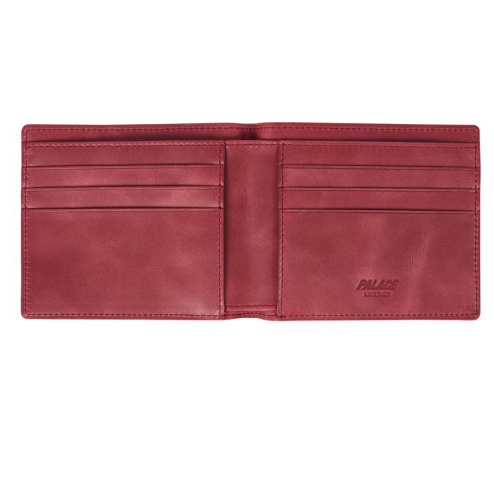 Thumbnail LEATHER BILLFOLD WALLET RED one color