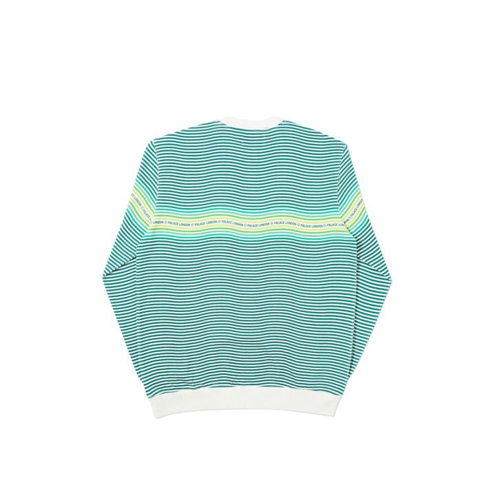 Thumbnail WAVEY STRIPE CREW GREEN one color