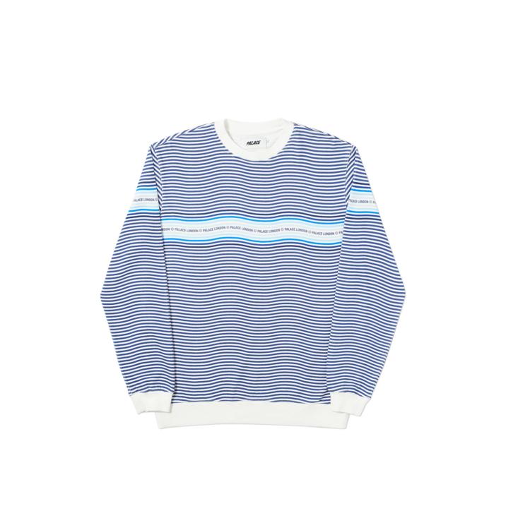 Thumbnail WAVEY STRIPE CREW NAVY one color