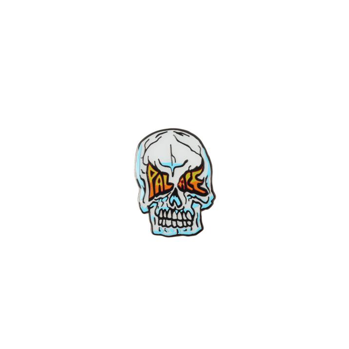 HESH PIN BADGE WHITE one color