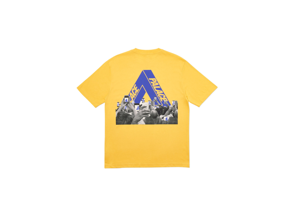 Tri-Phone T-Shirt Yellow - Summer 2020 - Palace Community
