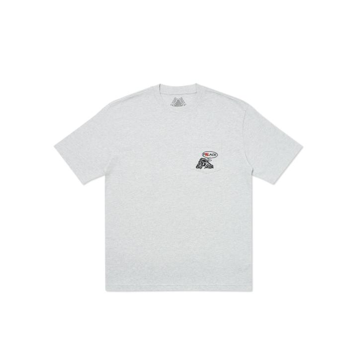 PEACE POCKET T-SHIRT GREY MARL one color