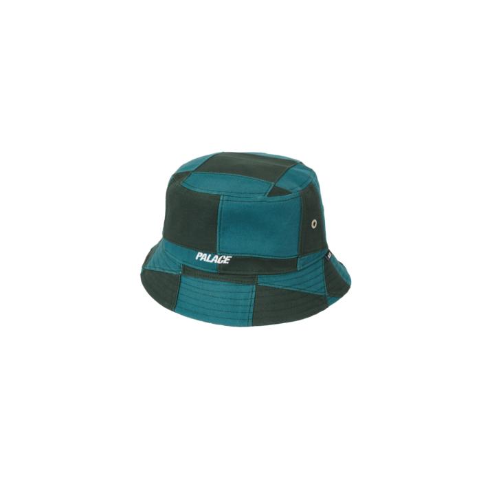 STITCH UP BUCKET HAT TEAL one color