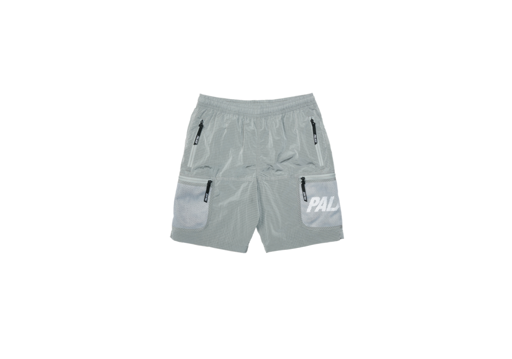 Mesh Pocket Shell Shorts Grey - Summer 2021 - Palace Community