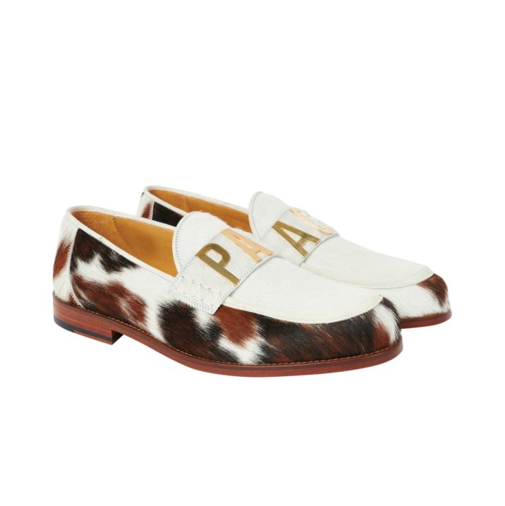 Thumbnail PALACE FAUX PONY LOAFER WHITE / BROWN one color