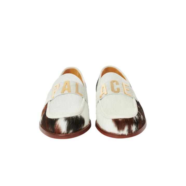 Thumbnail PALACE FAUX PONY LOAFER WHITE / BROWN one color