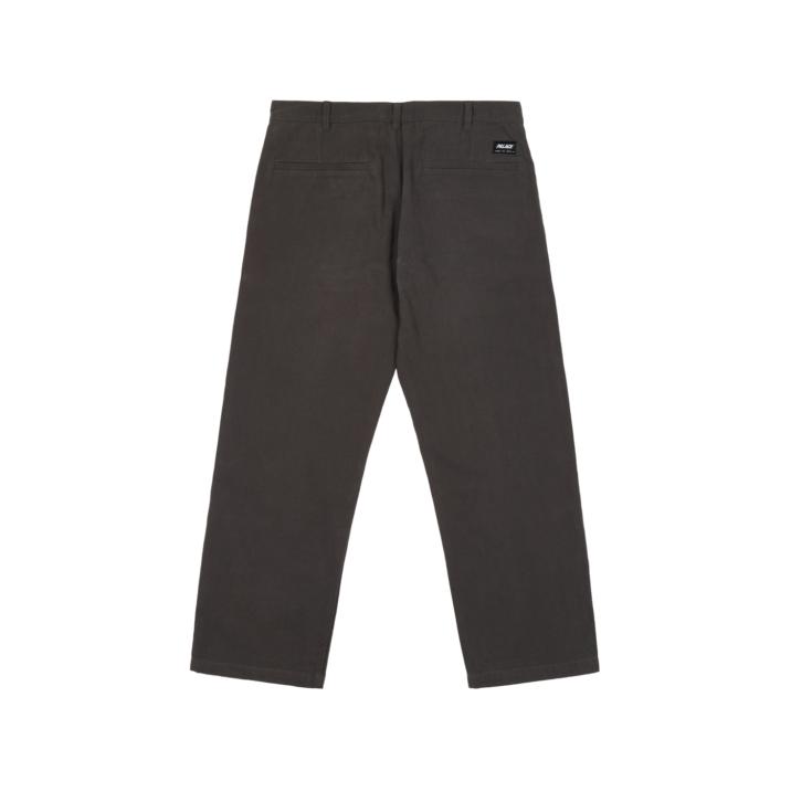 Thumbnail CANVAS PLAIN PANT WASHED BLACK one color