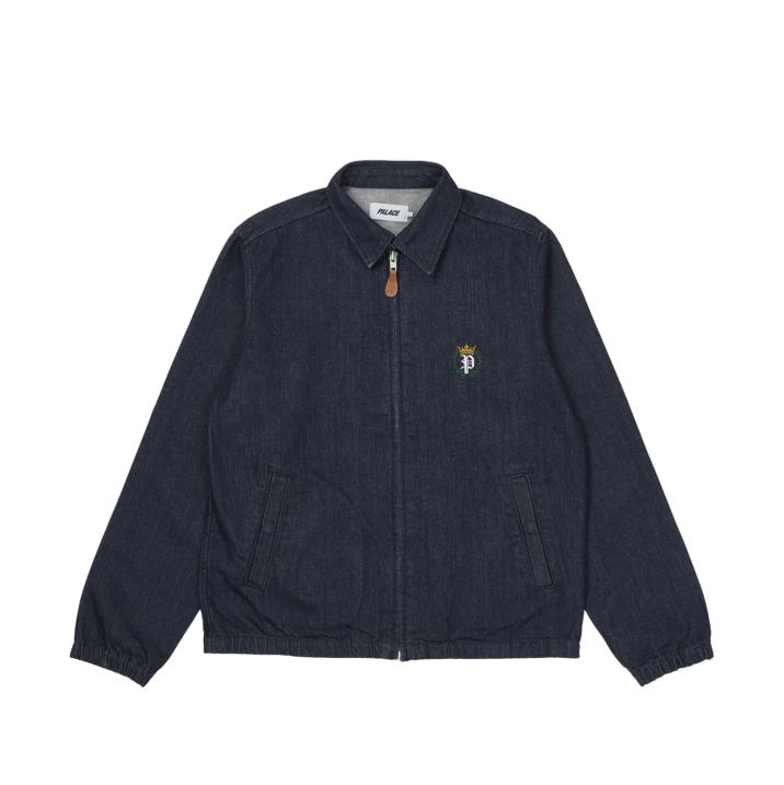 Thumbnail WASHED DENIM HARRINGTON NAVY one color