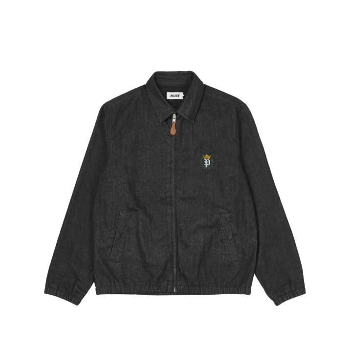 Thumbnail WASHED DENIM HARRINGTON BLACK one color