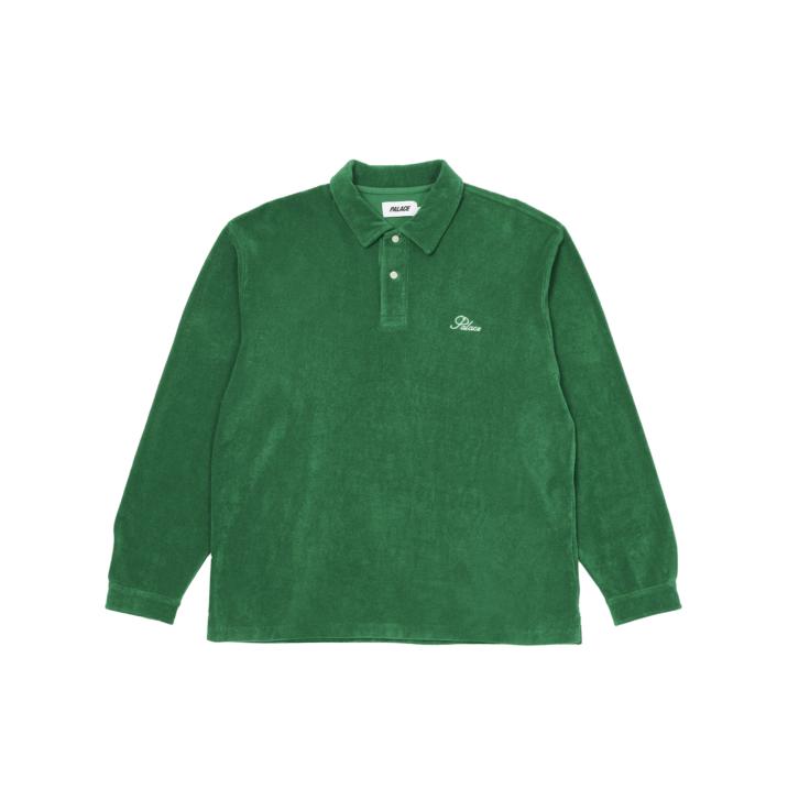 Thumbnail TERRY STRIPE LONGSLEEVE GREEN one color