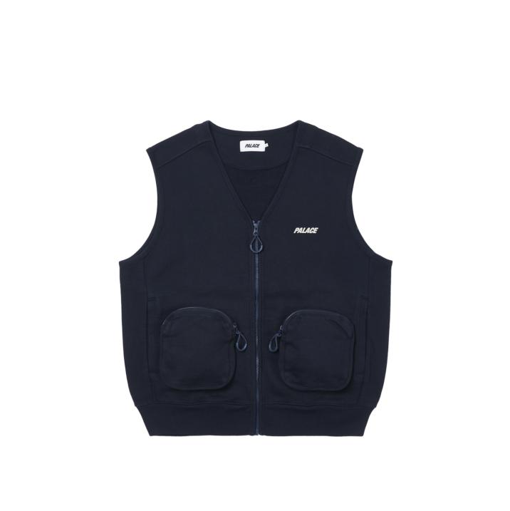 Thumbnail PALACE LONDON SWEAT GILET NAVY one color