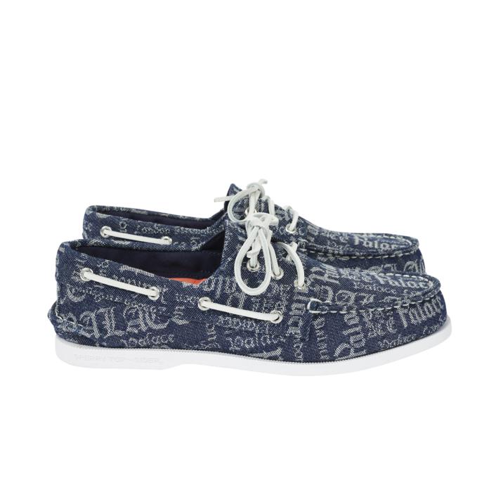 Thumbnail PALACE SPERRY CLOUD AUTHENTIC ORIGINAL 3 EYE DENIM BOATSHOE INDIGO one color