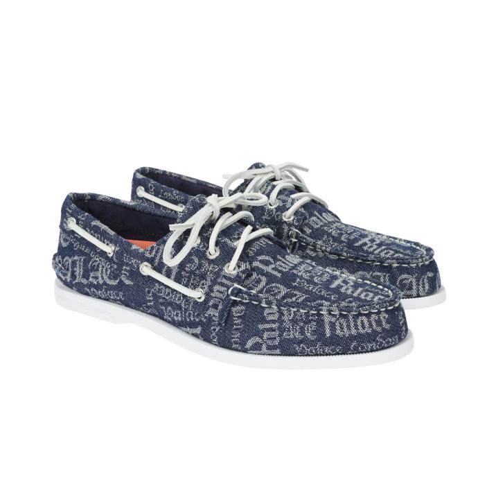 Thumbnail PALACE SPERRY CLOUD AUTHENTIC ORIGINAL 3 EYE DENIM BOATSHOE INDIGO one color