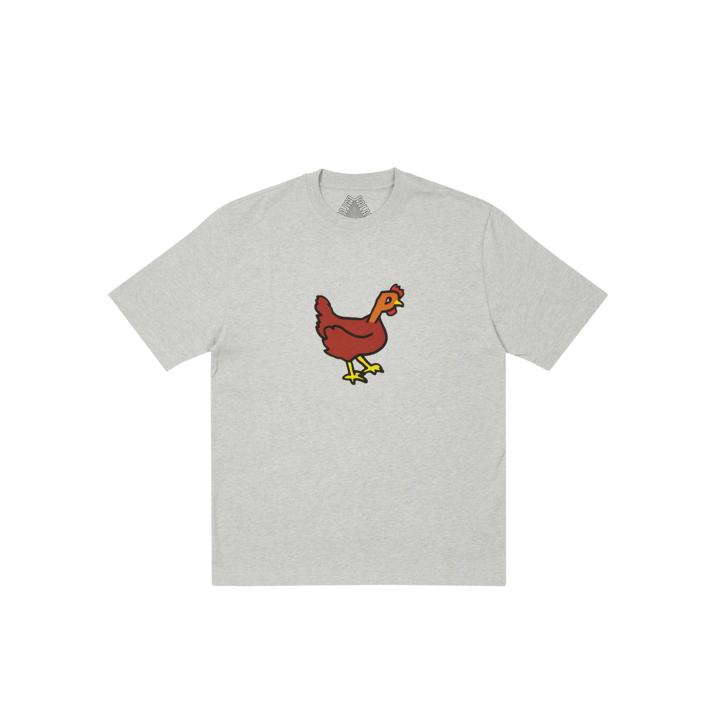 CLUCKING T-SHIRT GREY MARL one color