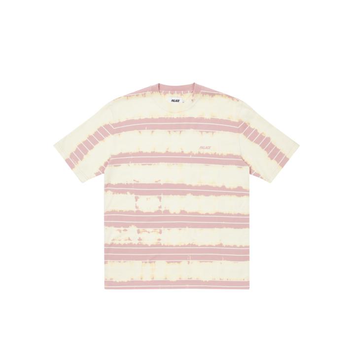 Thumbnail BLEACHED STRIPE T-SHIRT PINK one color