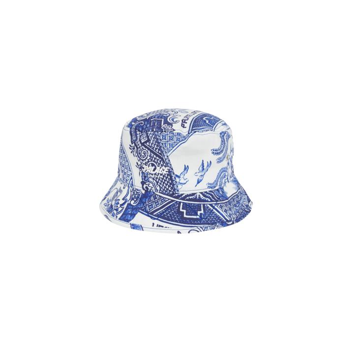 CHINA PLATE BUCKET HAT BLUE one color