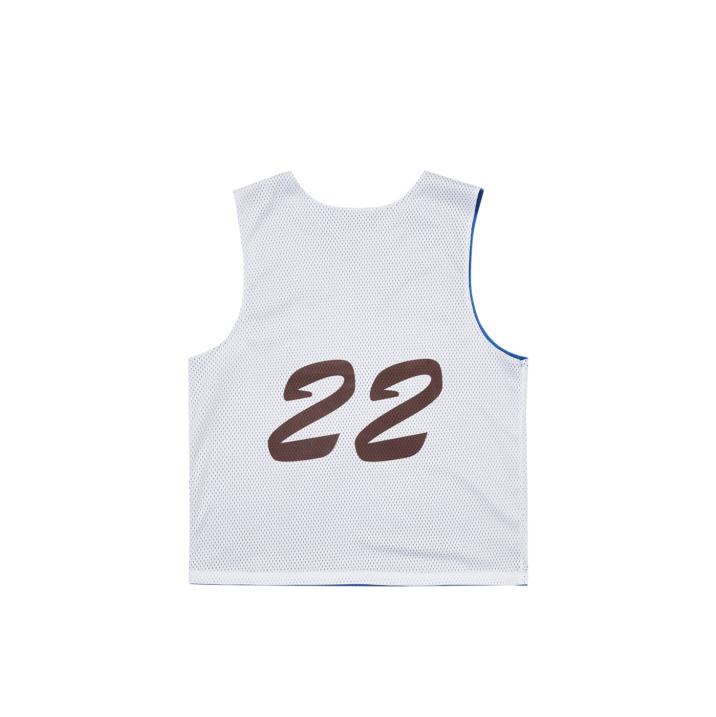 Thumbnail MESH PRACTICE VEST WHITE / BLUE one color