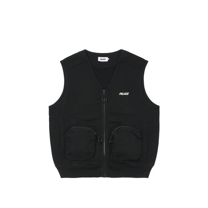 Thumbnail PALACE LONDON SWEAT GILET BLACK one color