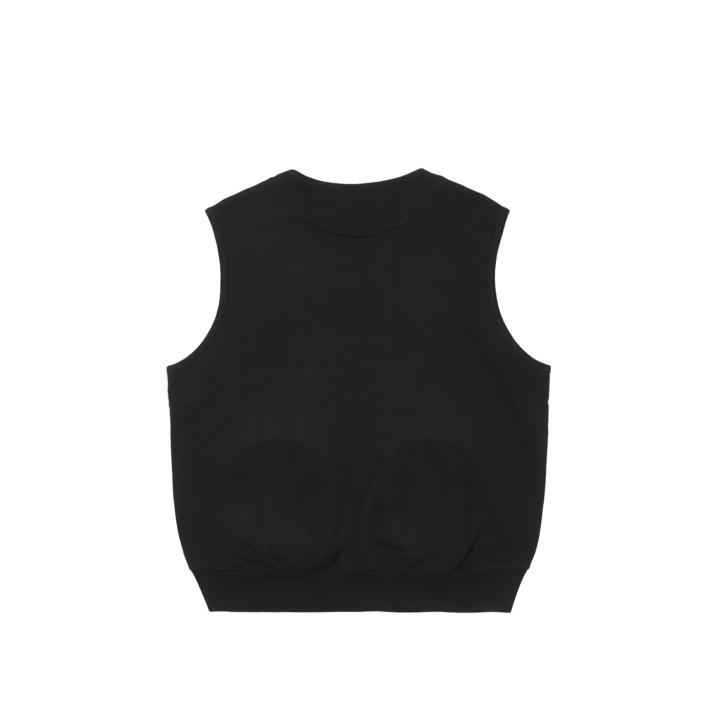 Thumbnail PALACE LONDON SWEAT GILET BLACK one color