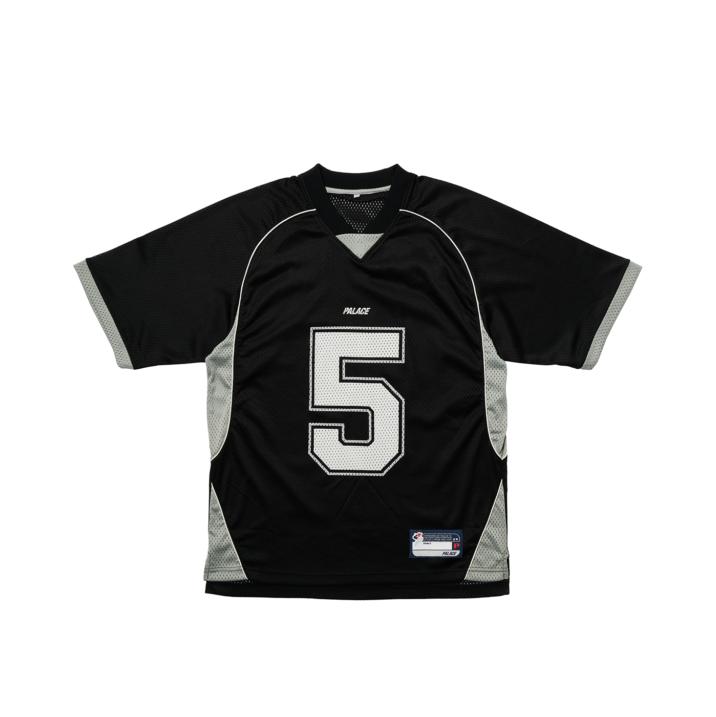 Thumbnail MESH FOOTBALL TOP BLACK one color