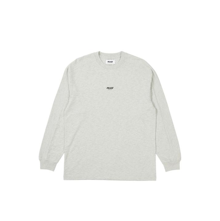 SLUB ZIG ZAG LONGSLEEVE GREY MARL one color