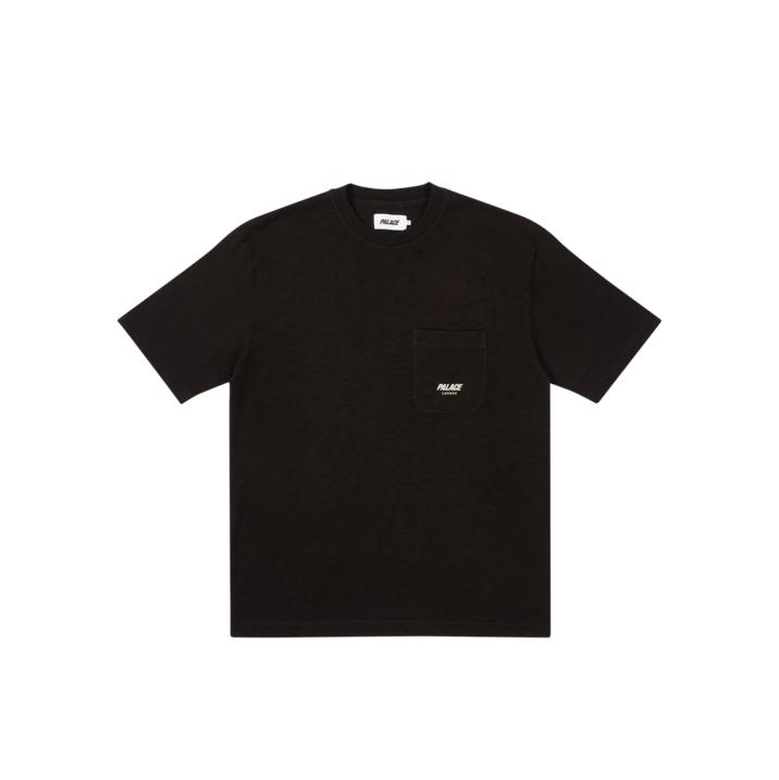 Thumbnail SLUB POCKET ZIG ZAG T-SHIRT BLACK one color