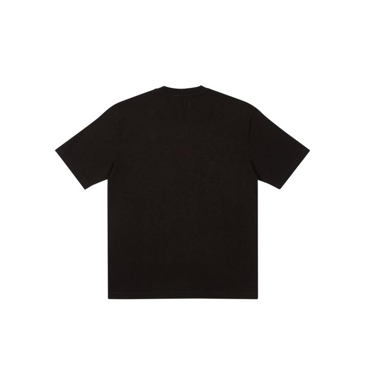 Thumbnail SLUB POCKET ZIG ZAG T-SHIRT BLACK one color