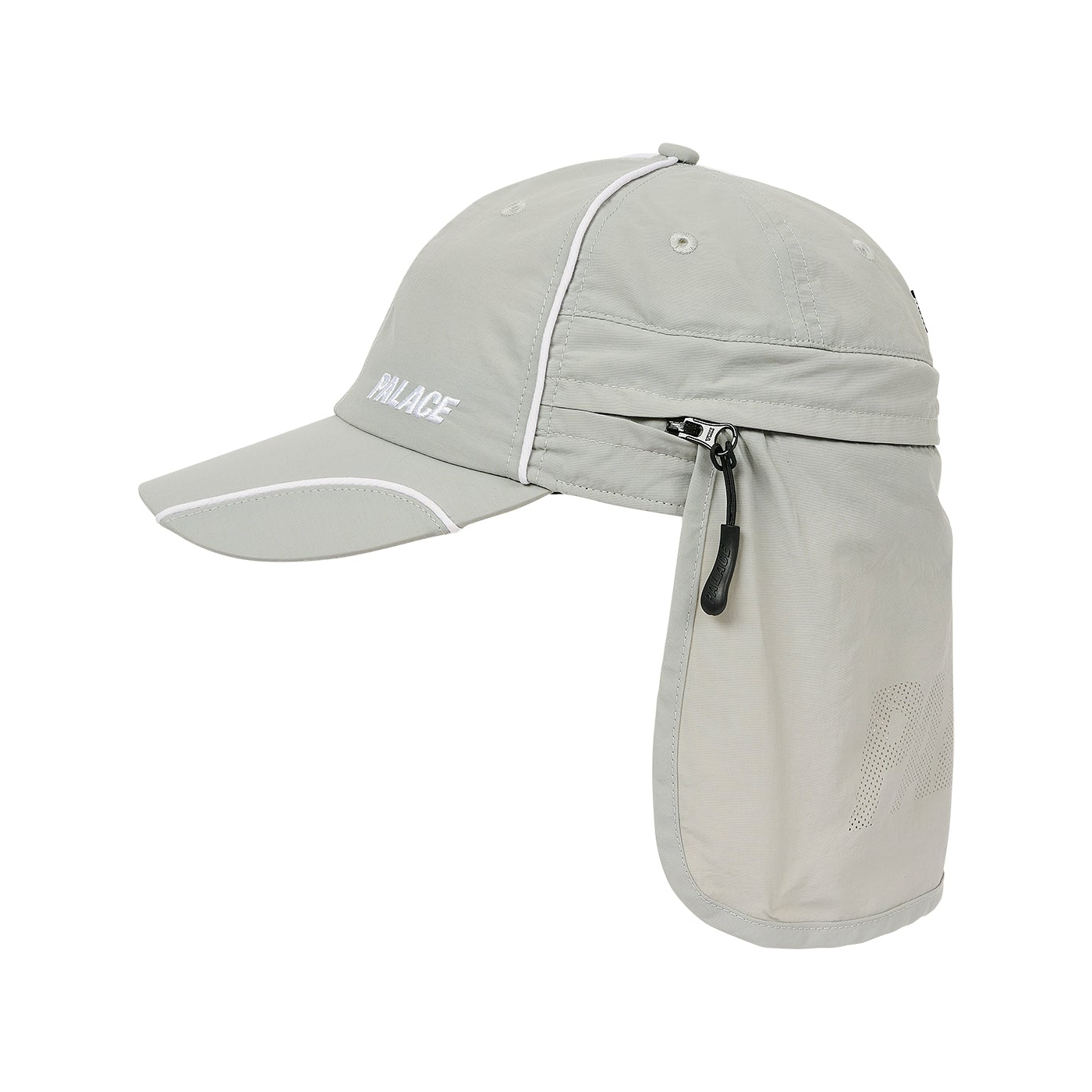 Thumbnail FONT ZIP SHELL NECK SAVER 6-PANEL GREY one color
