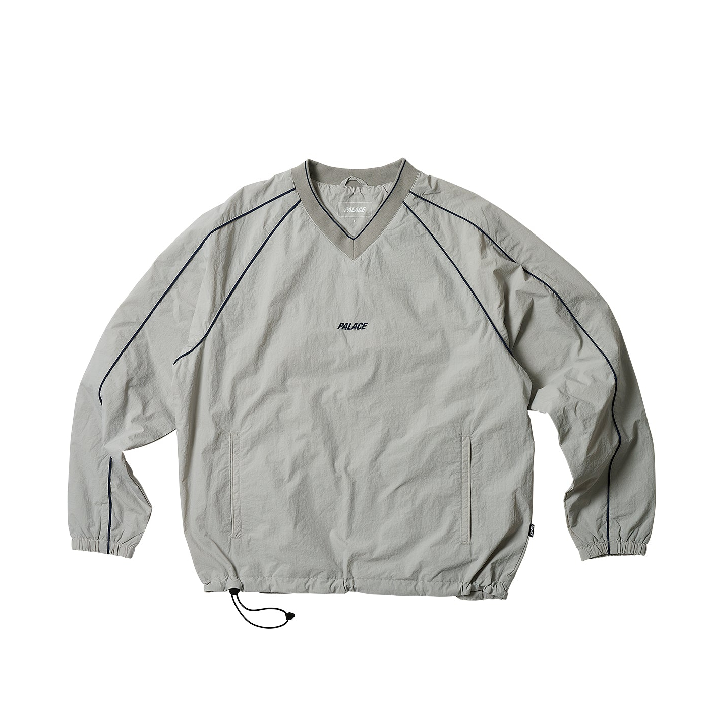 Thumbnail PIPED SHELL PULLOVER GREY one color