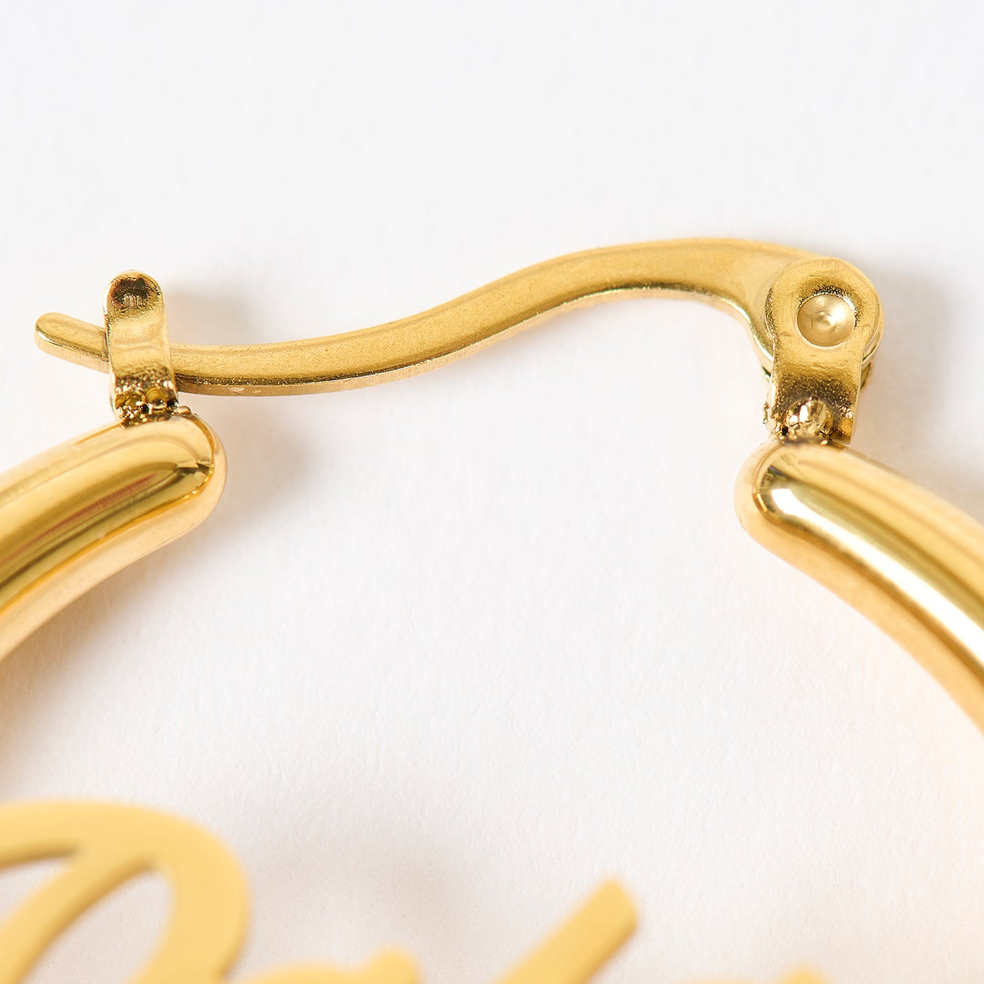 Thumbnail PALACE HOOP EARRINGS GOLD PLATED one color