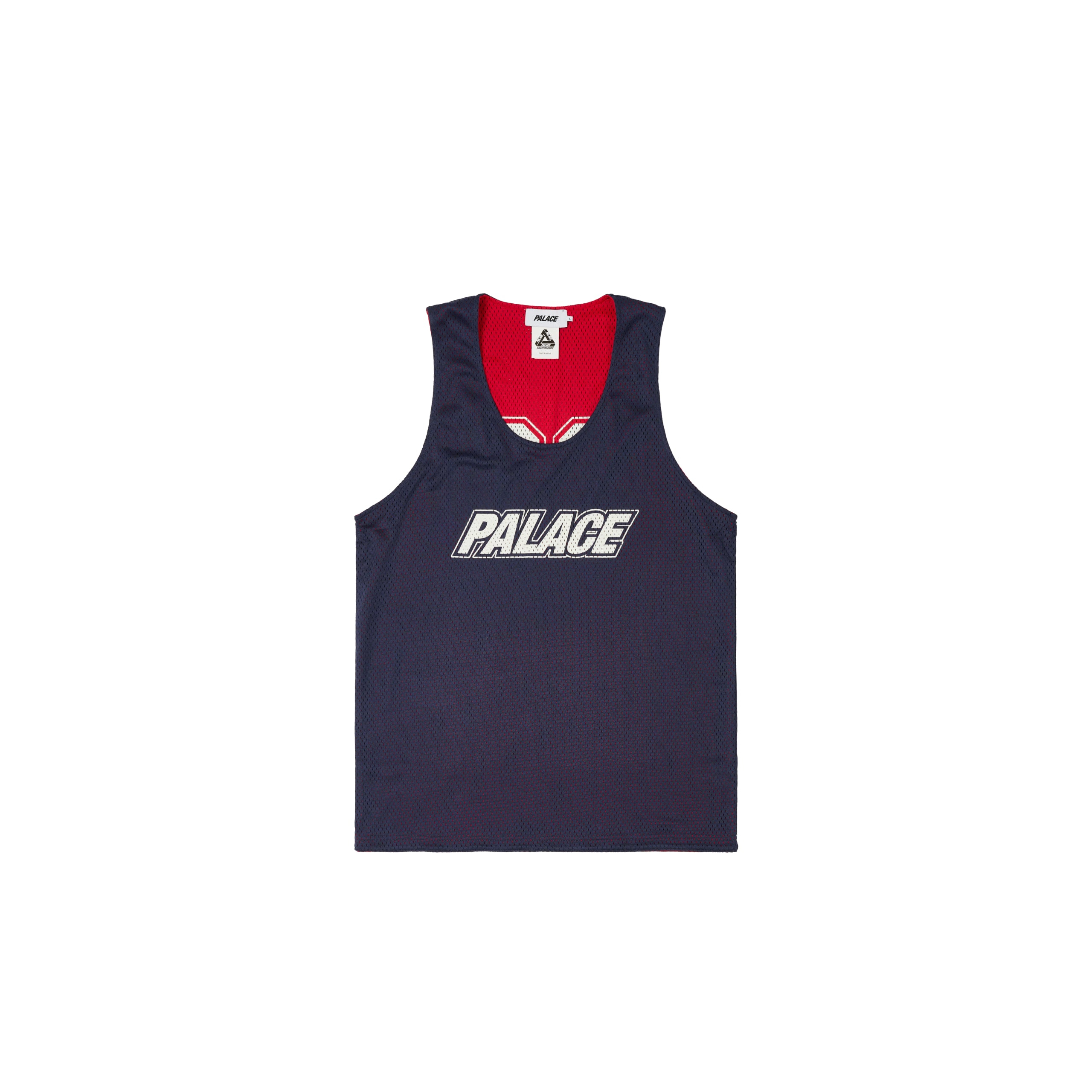 Thumbnail MESH REVERSO BORDER VEST NAVY one color