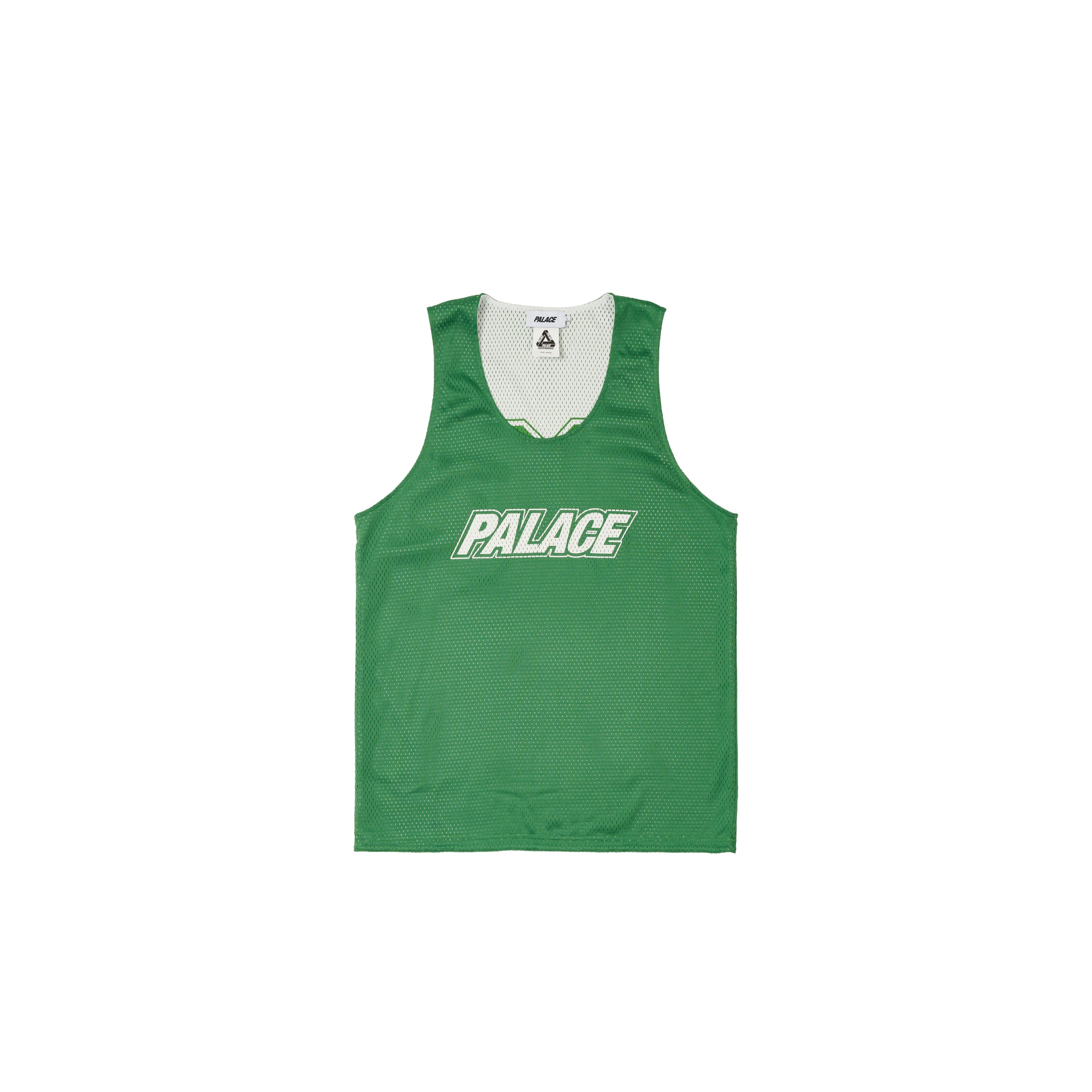 Thumbnail MESH REVERSO BORDER VEST GREEN one color