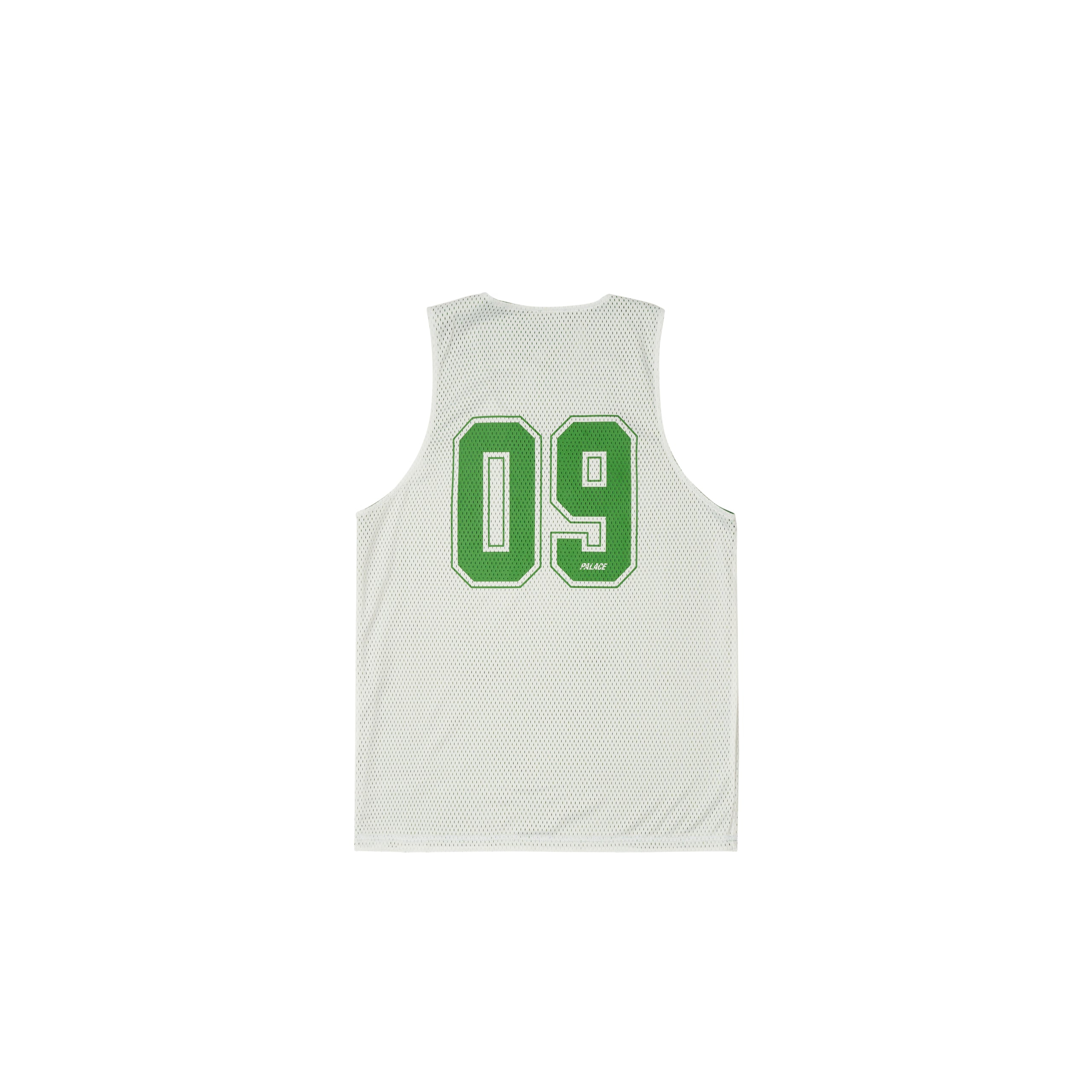 Thumbnail MESH REVERSO BORDER VEST GREEN one color