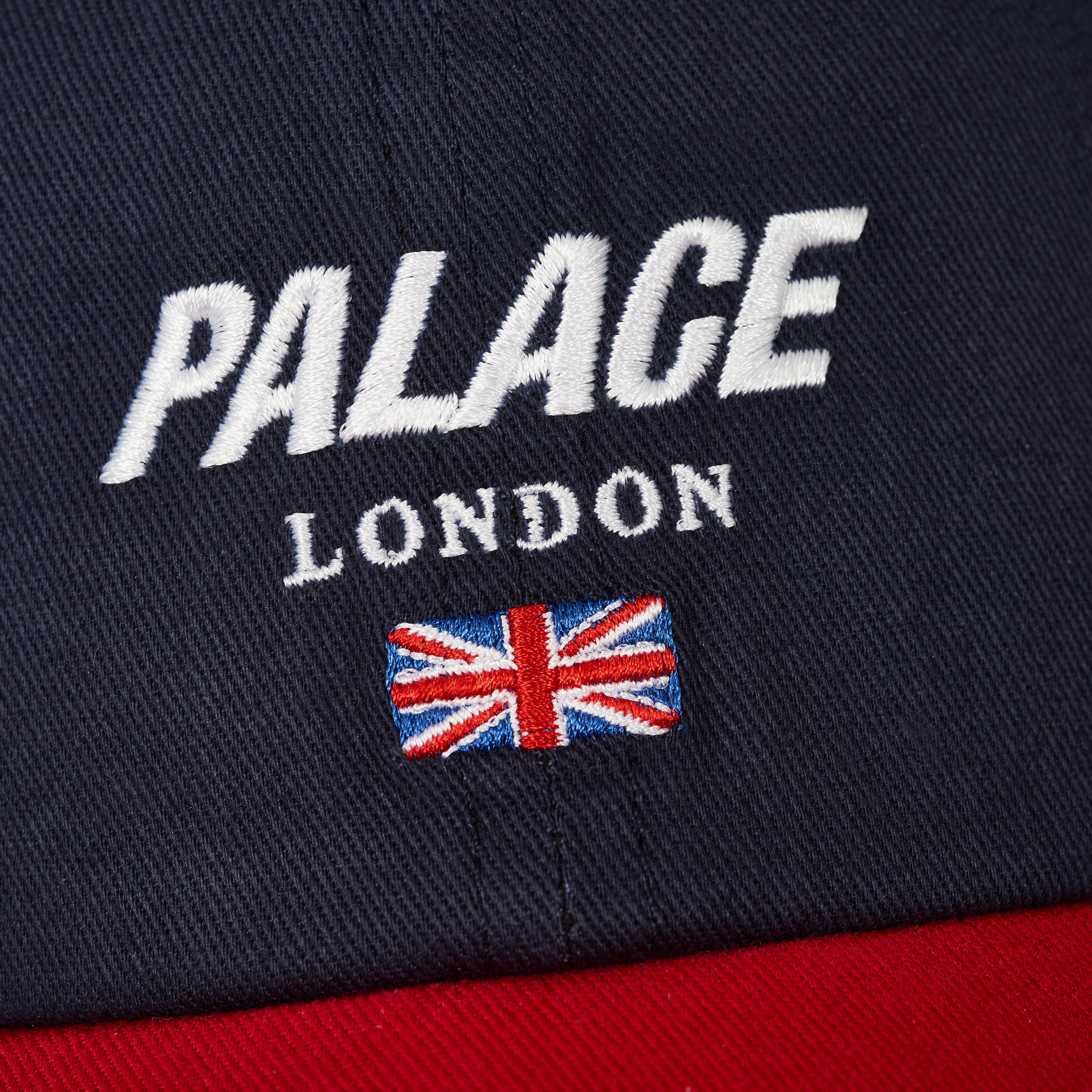 Thumbnail PALACE LONDON 6-PANEL NAVY / RED one color