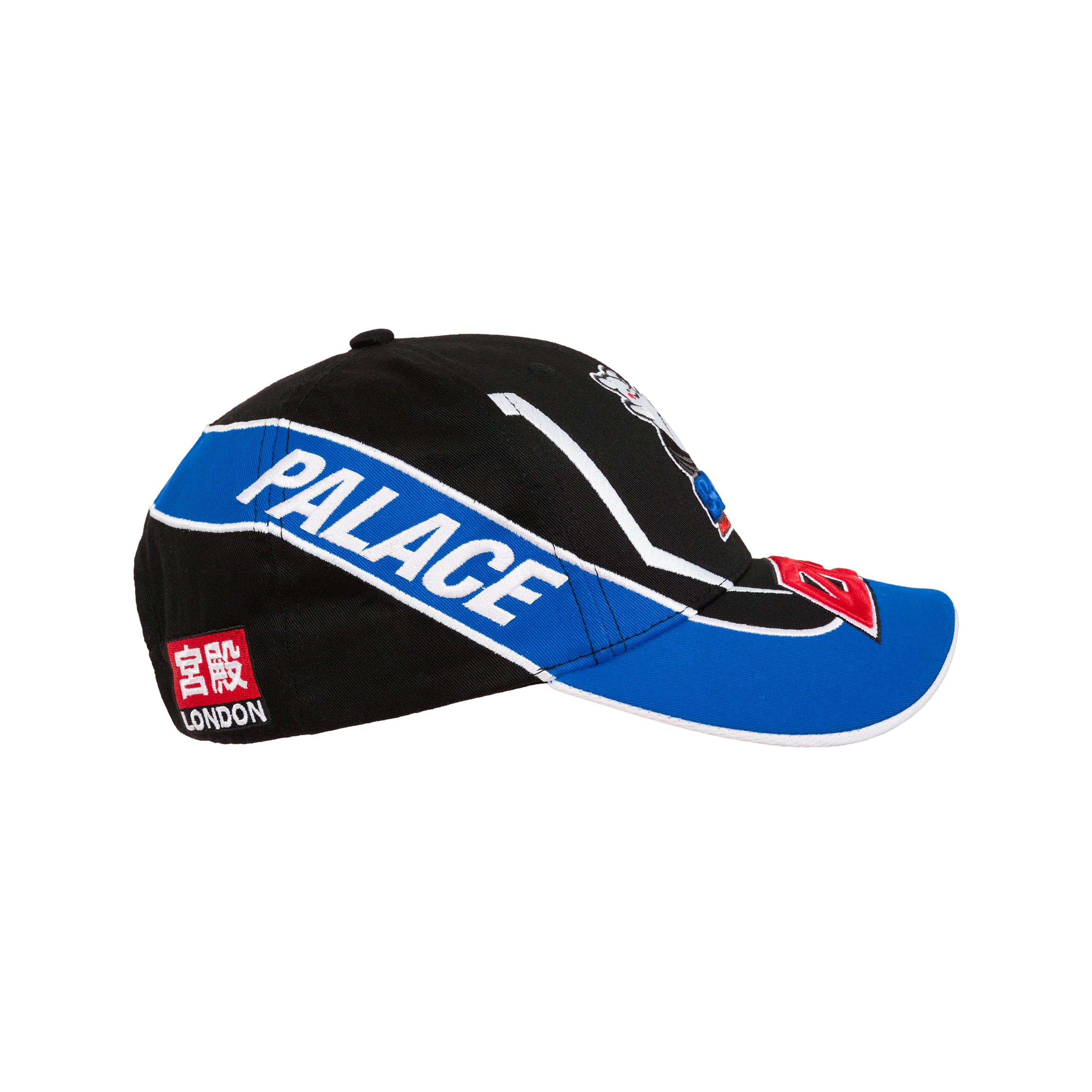 Thumbnail FASTER 6-PANEL BLACK / BLUE one color