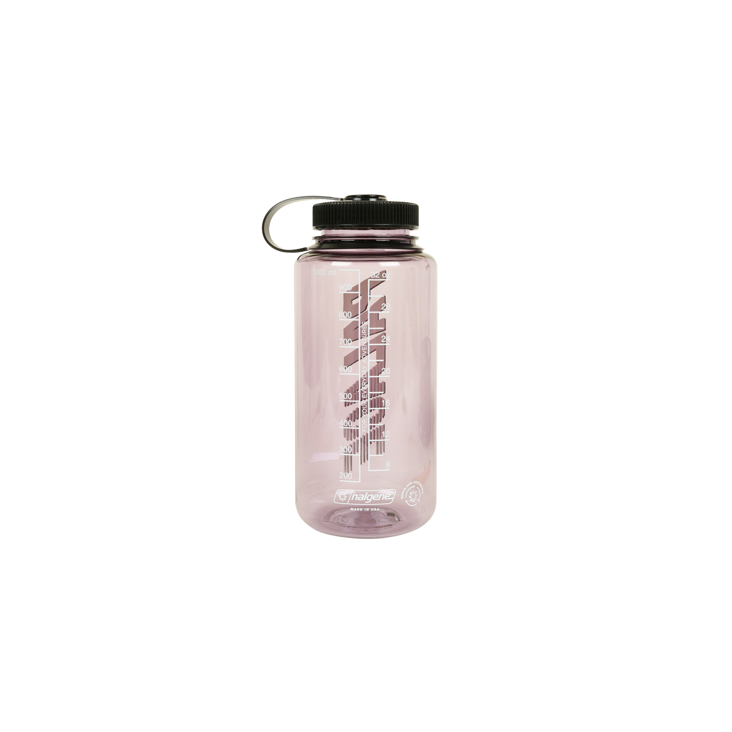 Thumbnail PALACE NALGENE FONT WATER BOTTLE AUBERGINE / BLACK one color