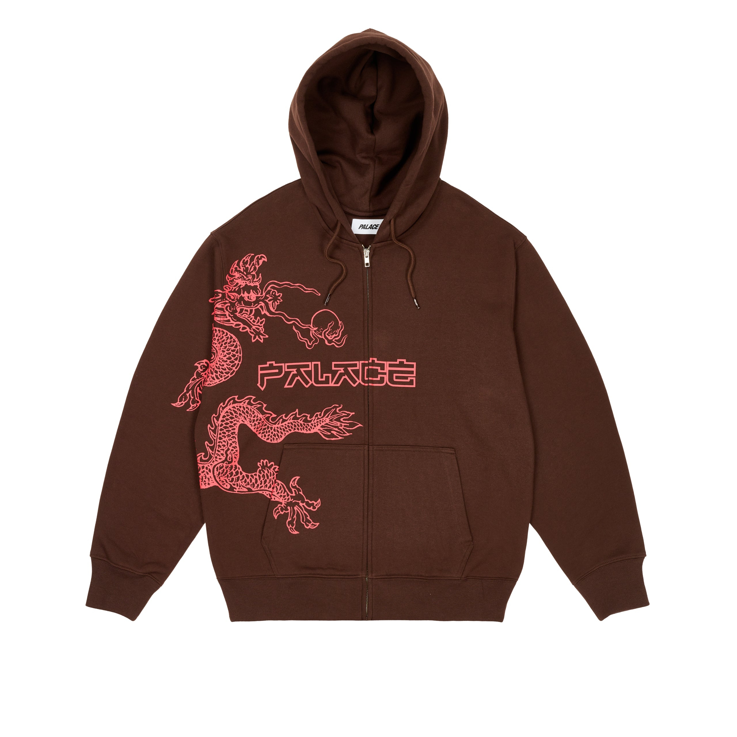 Thumbnail DRAGON ZIP HOOD NICE BROWN one color