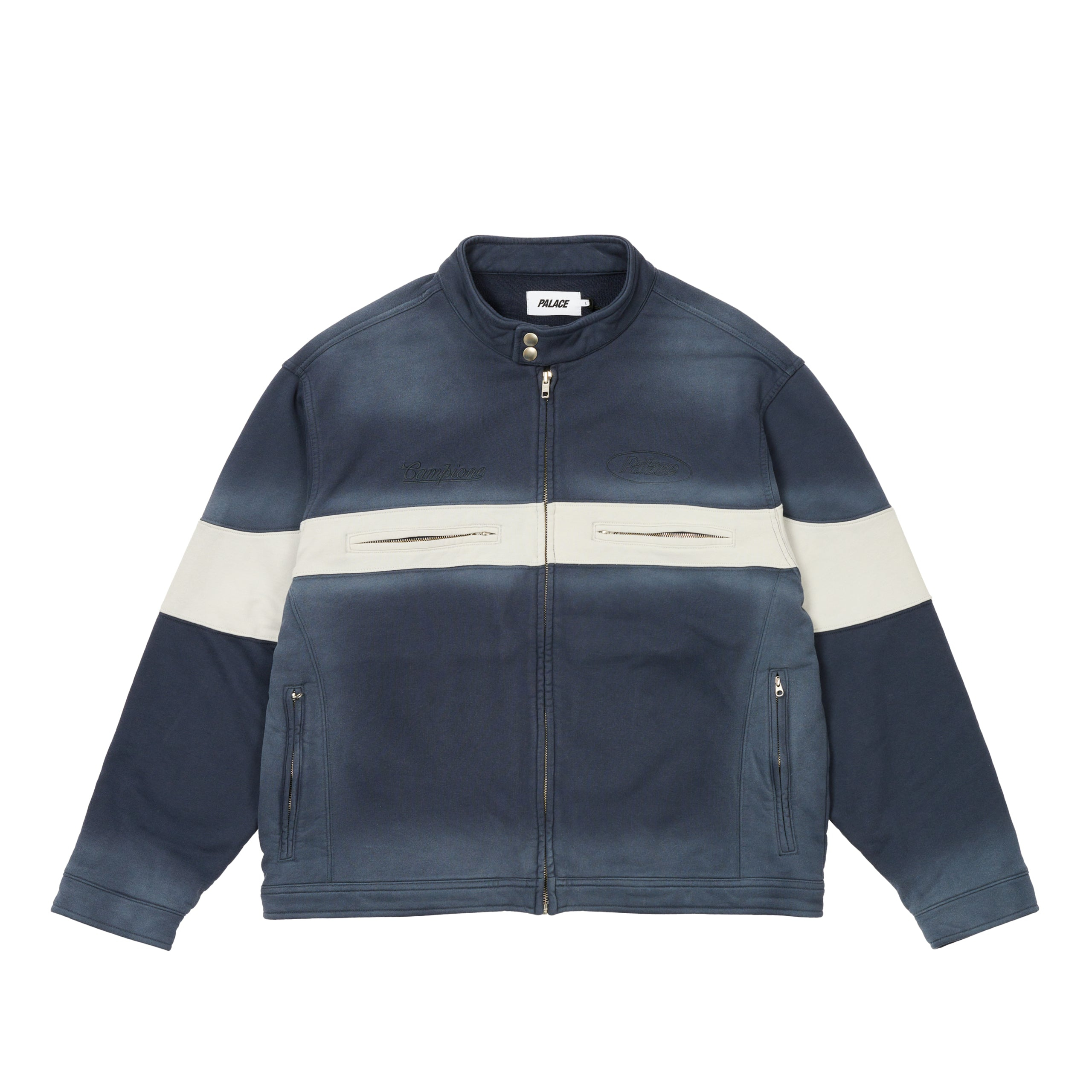 Thumbnail WASHED MOTO JACKET NAVY one color