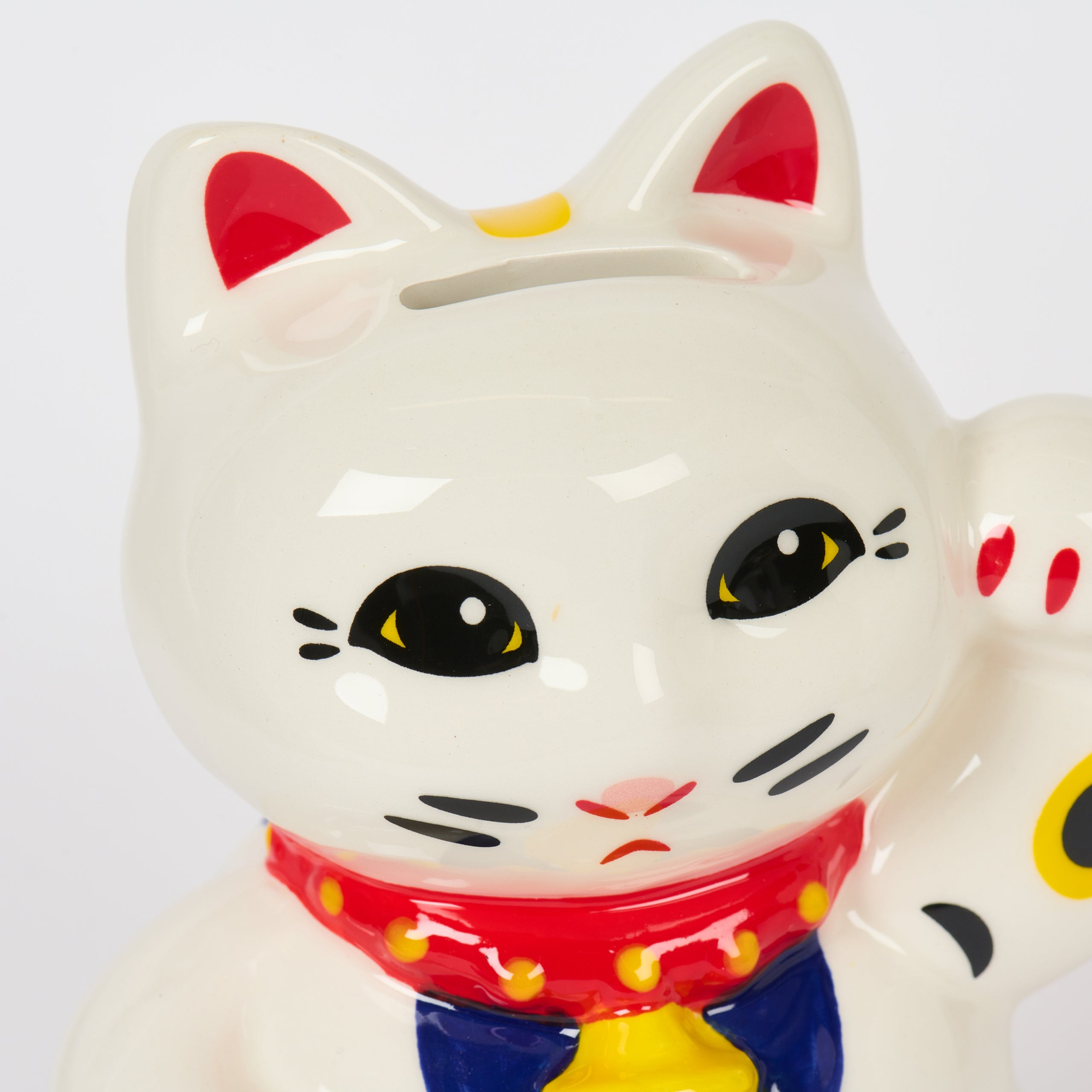 Thumbnail LUCKY CAT MONEY BANK WHITE one color