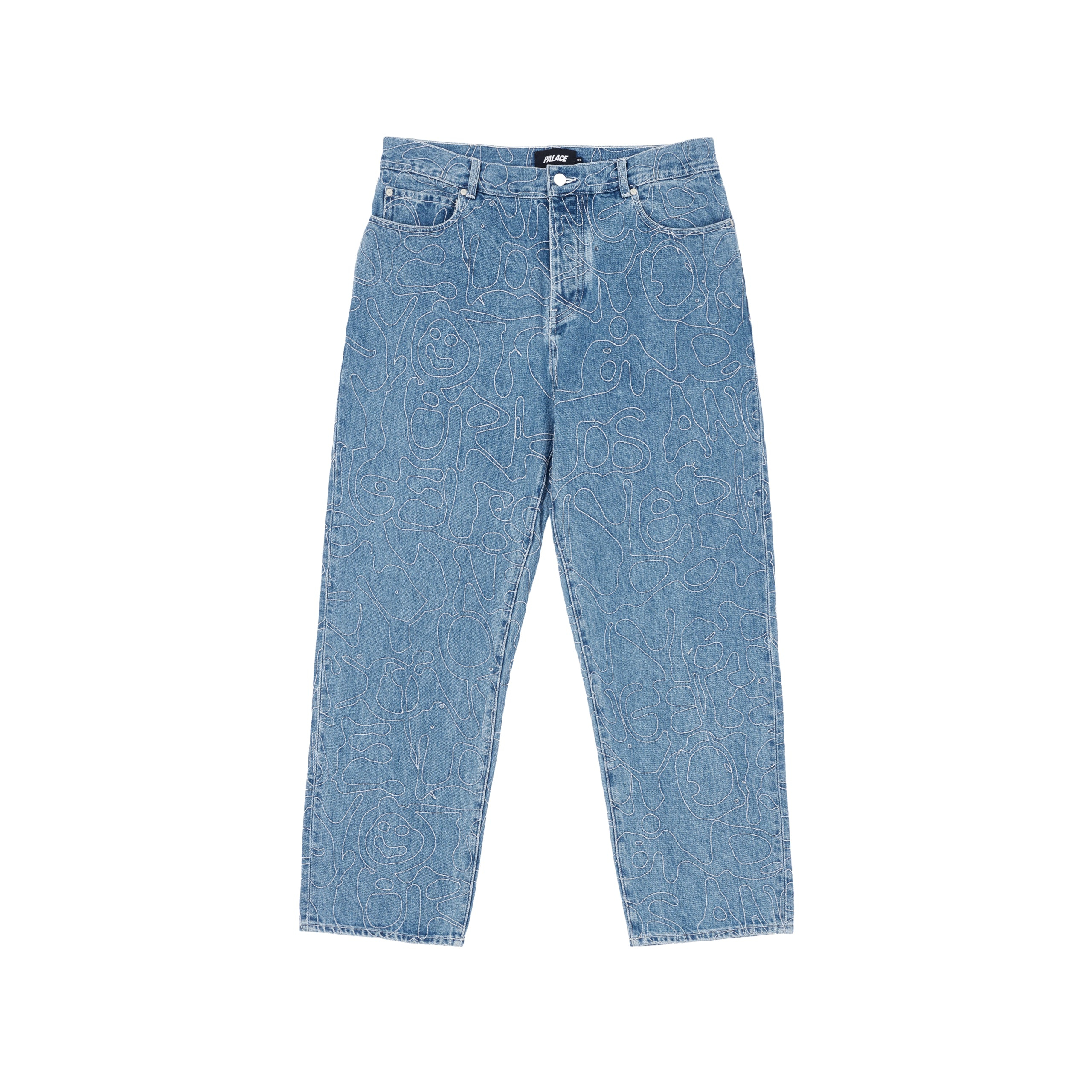 Thumbnail P45 SPLAT JEAN STONE WASH one color