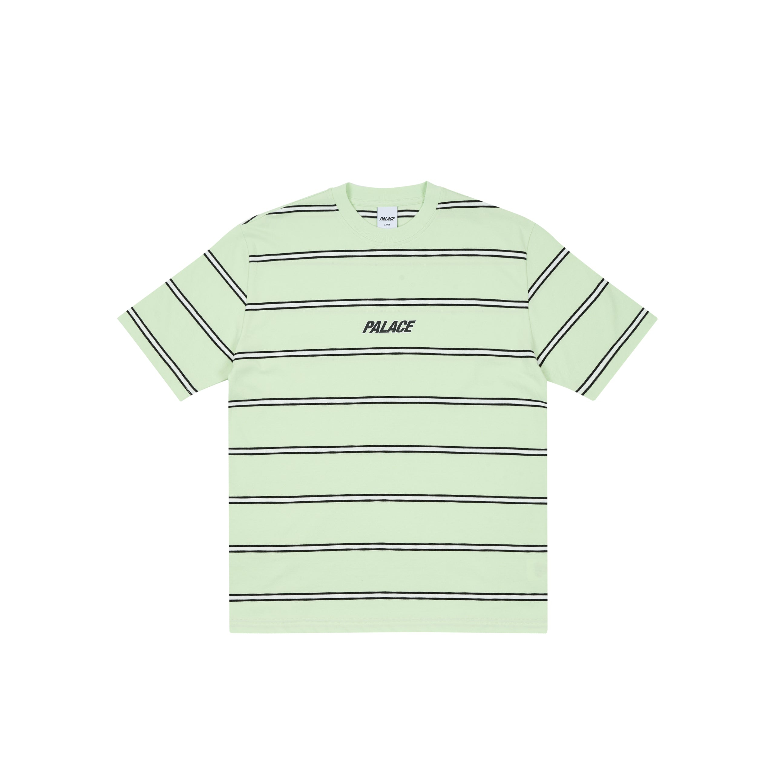 Thumbnail DUO STRIPE T-SHIRT LIME one color