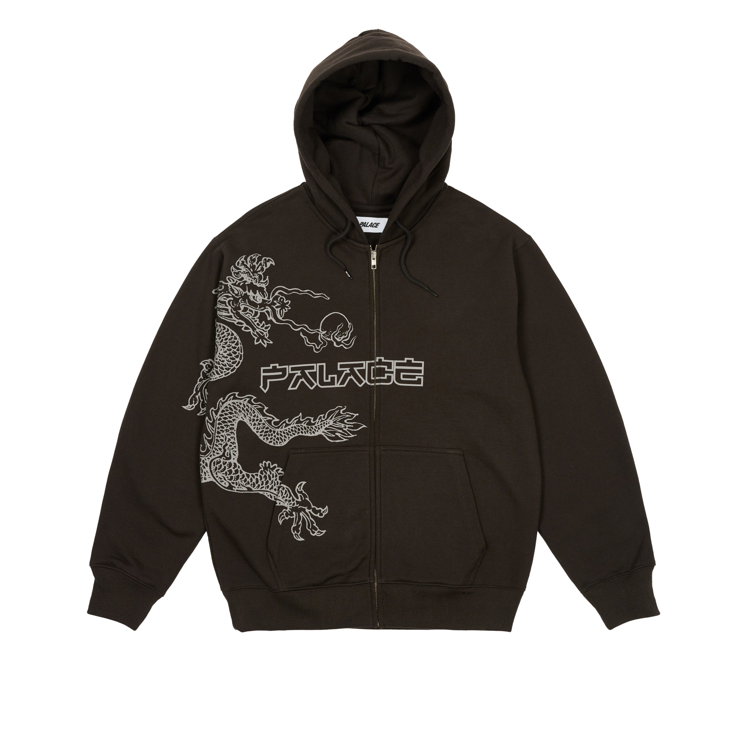 Thumbnail DRAGON ZIP HOOD BLACK one color