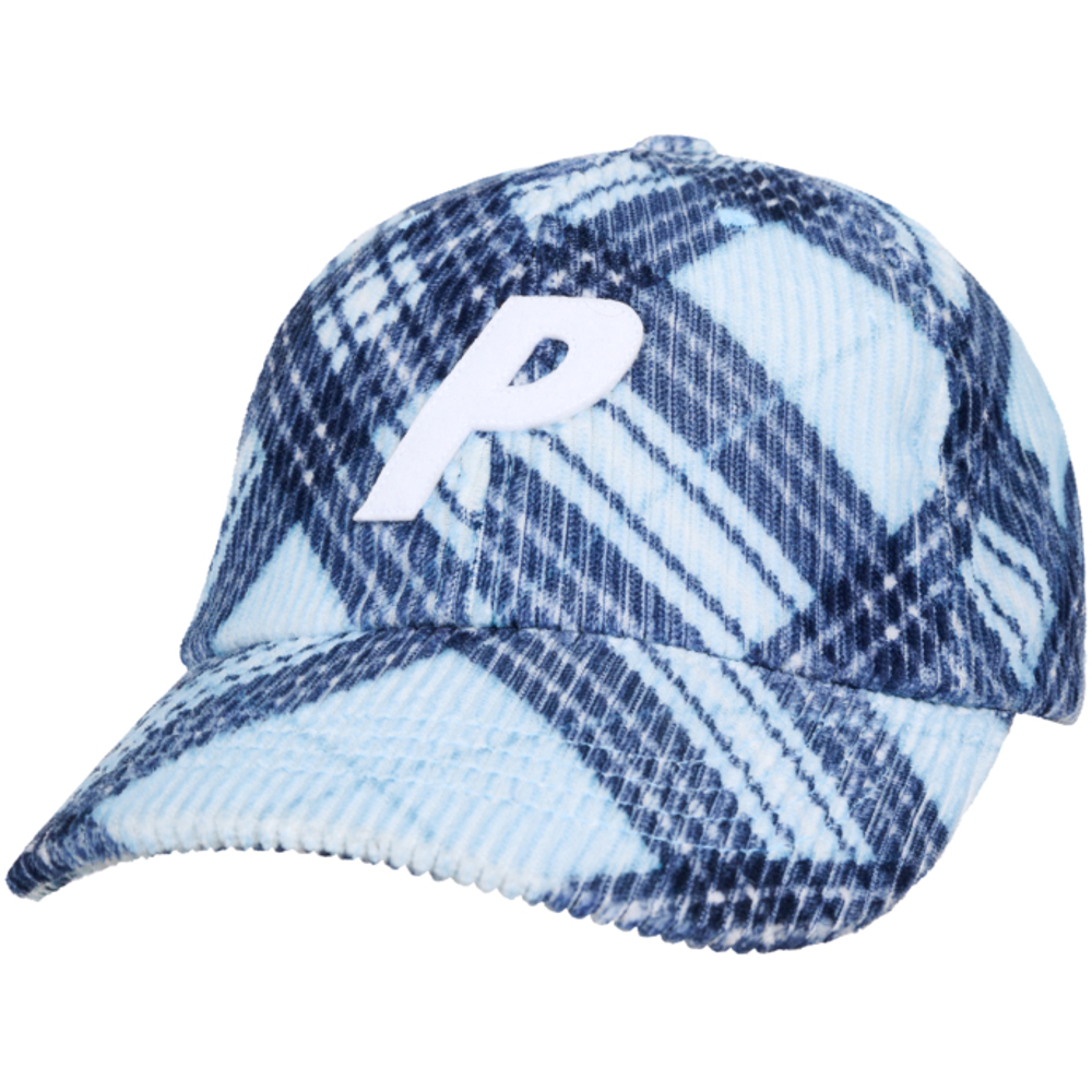 Thumbnail CORDUROY P 6-PANEL BLUE BIAS CHECK one color