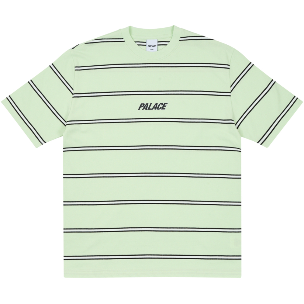 Thumbnail DUO STRIPE T-SHIRT LIME one color